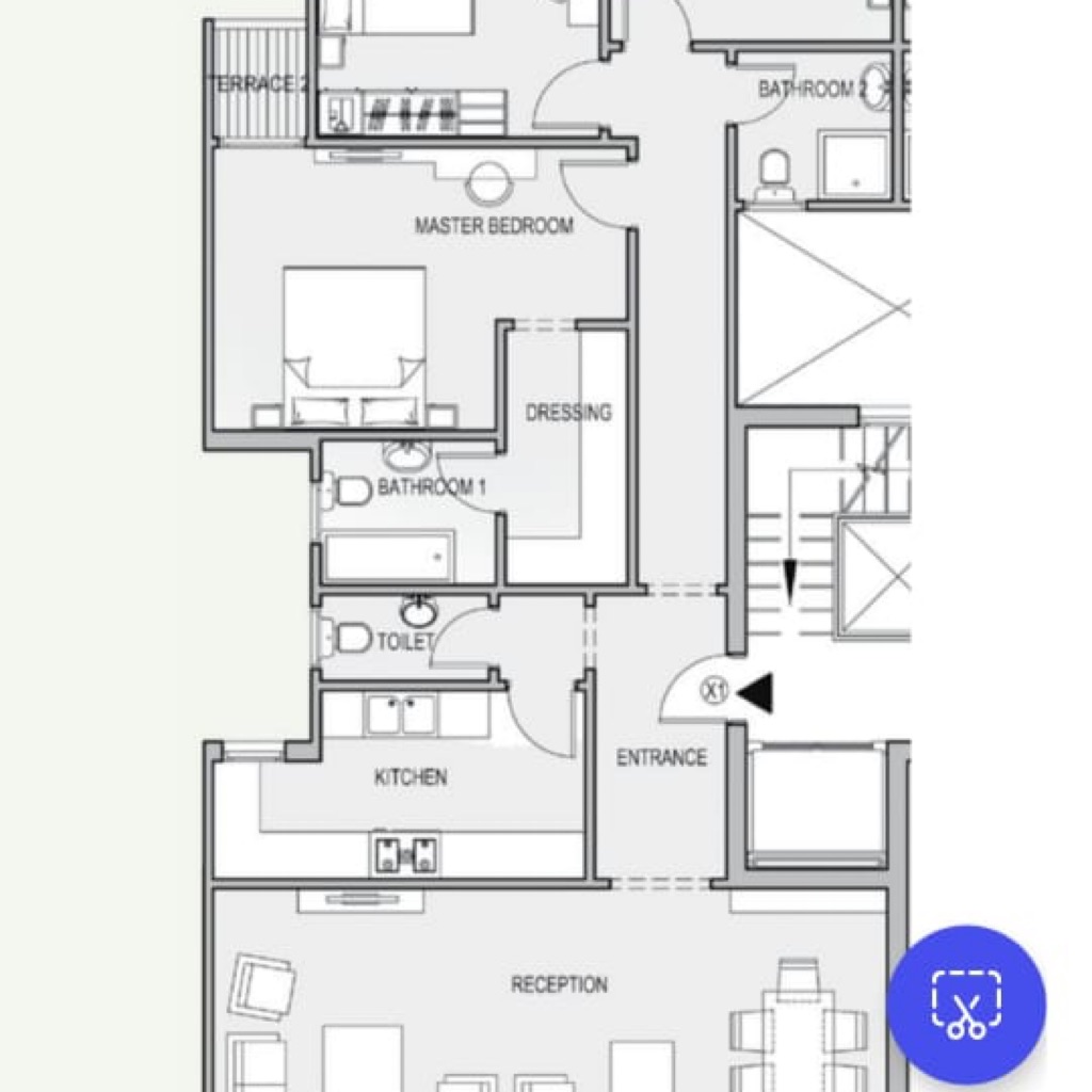 شقة ١٨٢متر في سراي طوب احمر الدور الثاني