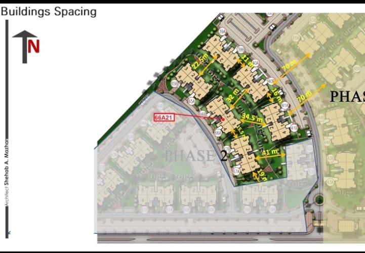 Apartment 156m2 in Capital Gardens Core &amp; Shell 2nd floor