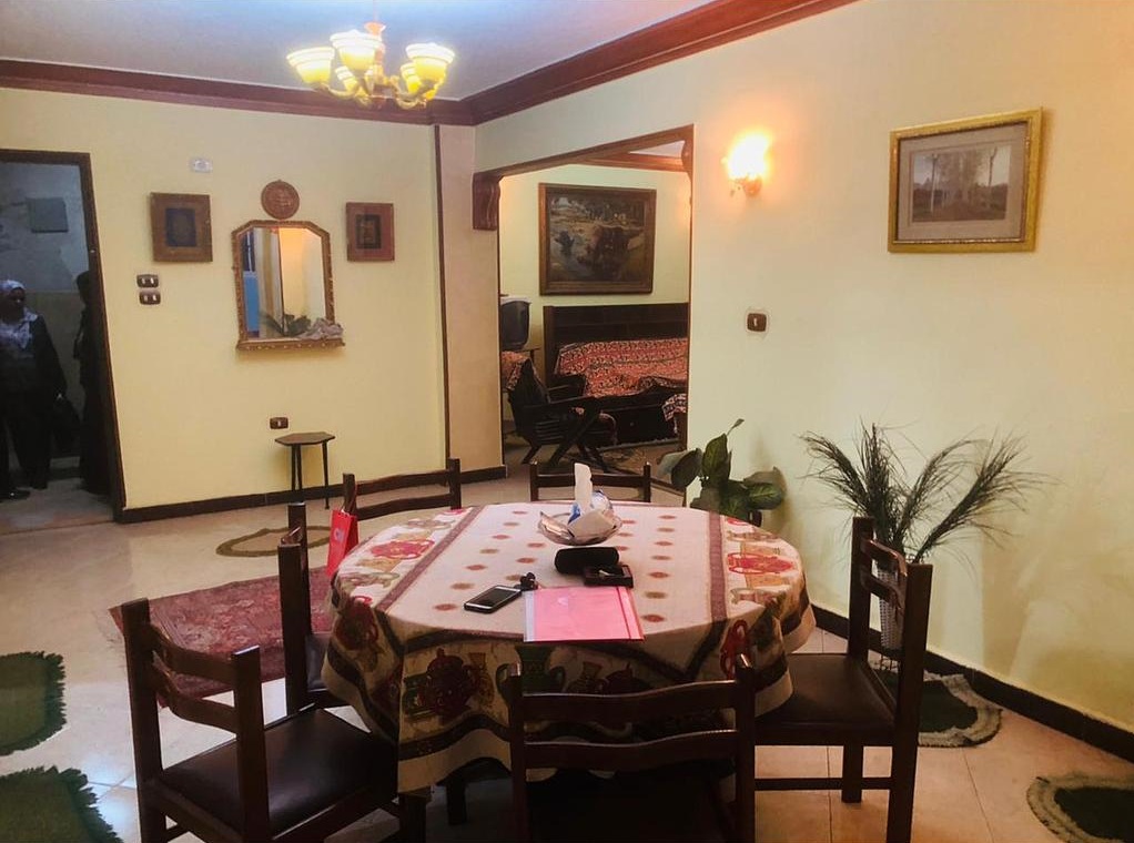 شقة ١٦٠متر في المهندسين‎ تشطيب كامل  الدور التاسع